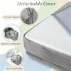 Cooling Gel Memory Foam Dog Bed for Medium Dogs Washable Cover Pet Mat Comfortable Cooling Mattress for Small Dogs And Cats