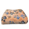 Soft and Fluffy High Quality Pet Blanket Cute Cartoon Pattern Pet Mat Warm and Comfortable Blanket for Cat and Dogs Pet Supplies